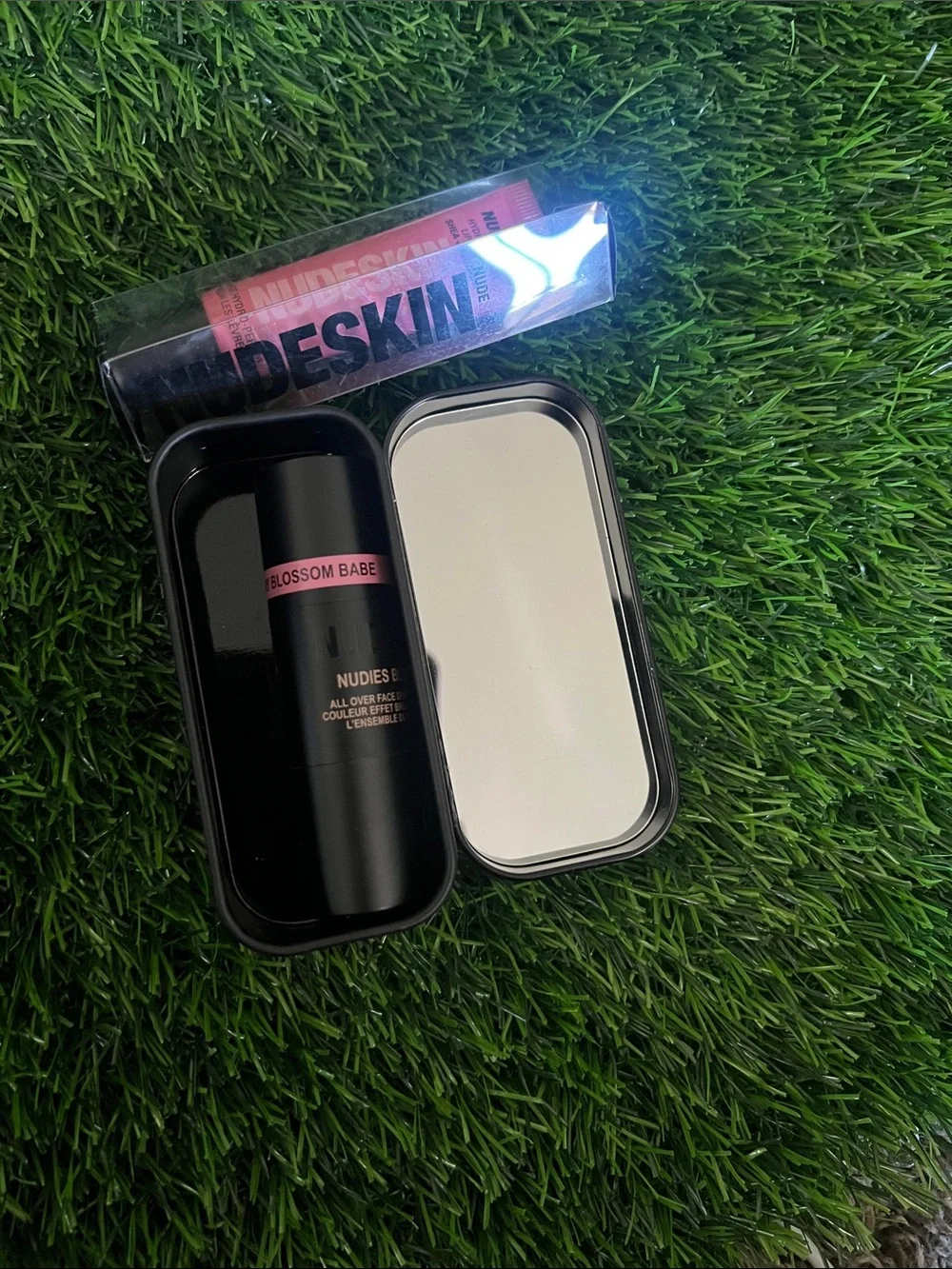 Nudestix bundle Blush Stick in Blossom Babe & lip butter